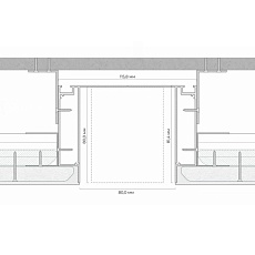 Ниша FerGipps белый НС 80 УТ000001659 3