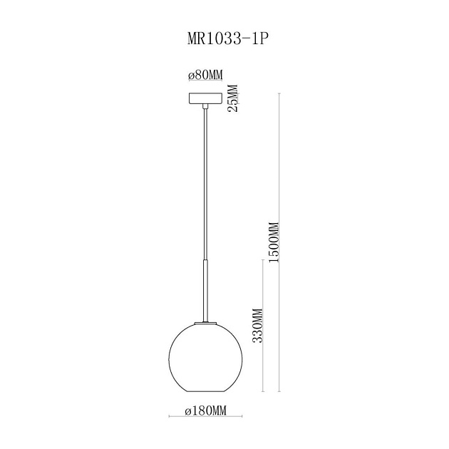 Подвесной светильник MyFar Stiven MR1033-1P Фото № 5