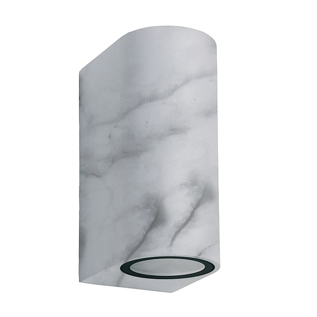 Уличный настенный светильник Uniel UUL-P52A 2х6W/GU10 IP65 Marble UL-00011360 Фото № 1