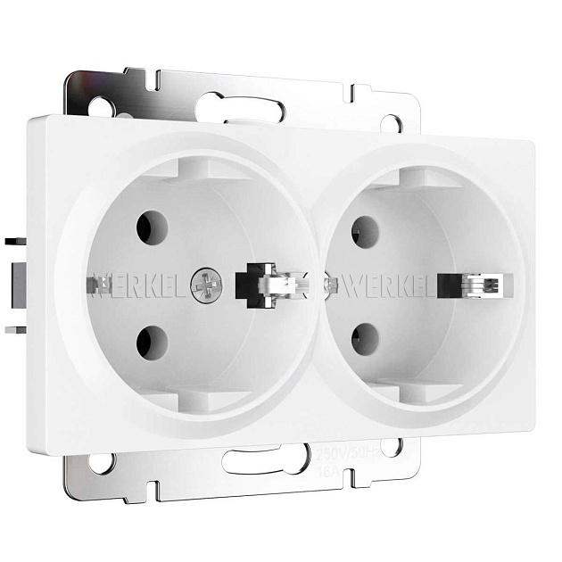 Розетка Werkel двойная W1172061 4690389192111 Фото № 1