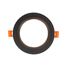 Встраиваемый светильник General Аурум круглый черный GCL-GX53-H38 662706 2