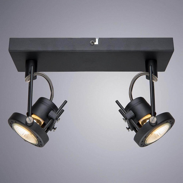 Спот Arte Lamp Costruttore A4300AP-2BK Фото № 2