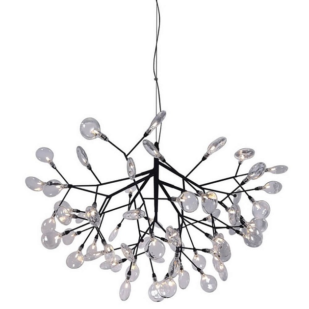 Подвесная люстра Crystal Lux Evita SP63 BLack/Transparent Фото № 1