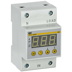Реле напряжения РН-д однофазное 54мм 40А IEK IVR31-1-40