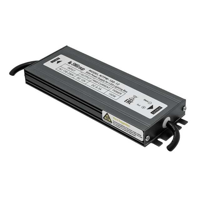 Блок питания SWG 12V 100W IP67 8,3A MTPW-100-12 001273 Фото № 1