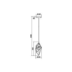 Подвесной светильник Vele Luce Tenero VL1544P01 2