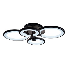 Потолочная светодиодная люстра iLedex Ring A001/4 MBK 5