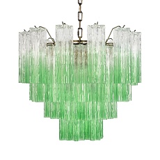 Подвесная люстра Loft IT Murano 10580/600 Clear green 4
