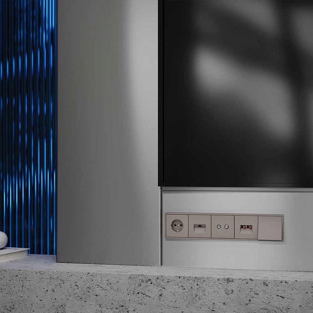 Вывод кабеля S70, (капучино) Voltum VLS080214 Фото № 3