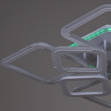 Потолочная светодиодная люстра Reluce 09821-3.3-4+4 WH (RGB) 2
