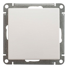 Переключатель одноклавишный проходной Systeme Electric W59 10A 250V белый VS610-156-1-86