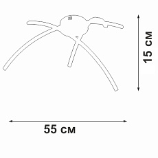 Люстра Vitaluce V2513DT-8/3PL 1