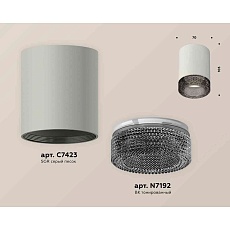 Комплект накладного светильника Ambrella light Techno Spot XS7423002 SGR/BK серый песок/тонированный (C7423, N7192) 1