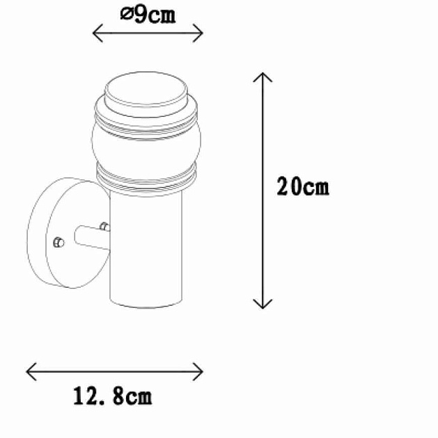 Уличный настенный светильник Lucide Mirane 11806/01/12 Фото № 3