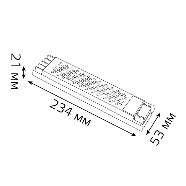 Блок питания Gauss 150W 24V IP20 ультратонкий 202102150 Фото № 4