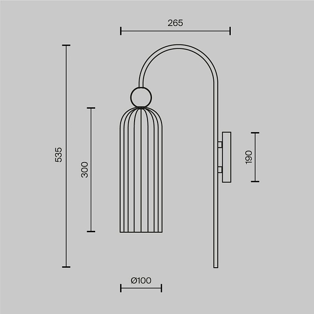 Бра Maytoni Antic MOD302WL-01W Фото № 3