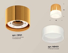 Комплект накладного светильника Ambrella light Techno Spot XS (C8121, N8401) XS8121010 2