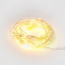 Светодиодная гирлянда Uniel Роса теплый белый ULD-S1000-100/SCB/3AA Warm White IP20 Dew UL-00005482 3