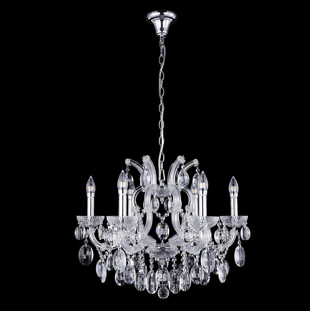 Подвесная люстра Crystal Lux Hollywood SP6 Chrome Фото № 1