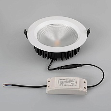 Встраиваемый светодиодный светильник Arlight LTD-187WH-Frost-21W Warm White 110deg 021069 2