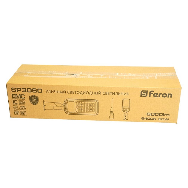 Уличный светодиодный консольный светильник Feron SP3060 48762 Фото № 2