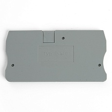 LD560-1-25 Торцевая заглушка для ЗНИ LD552 2,5 мм² (JXB ST 2,5), серый STEKKER