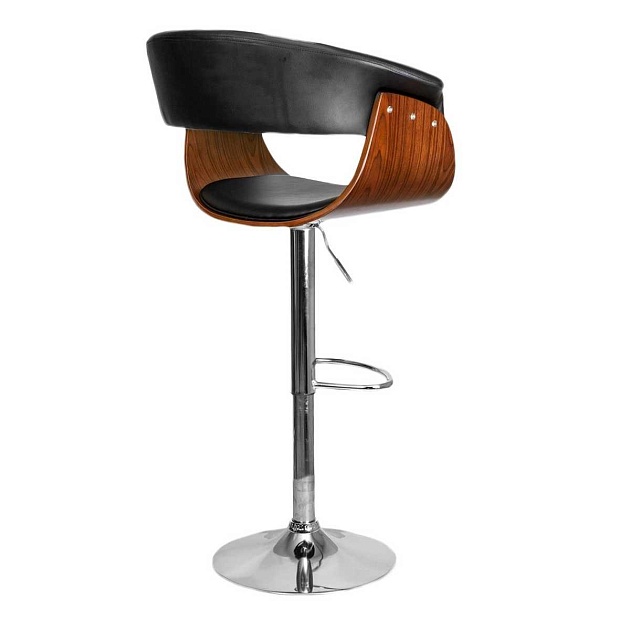 Барный стул AksHome Rossi черный, экокожа 61722 изображение 5 Барный стул AksHome Rossi черный, экокожа 61722 Фото № 5