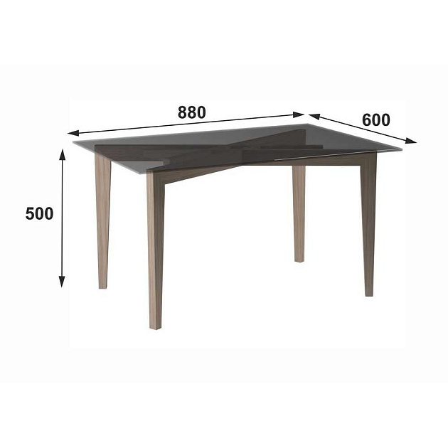 Журнальный стол Мебелик Рилле 448 006117 изображение 3 Журнальный стол Мебелик Рилле 448 006117 Фото № 3