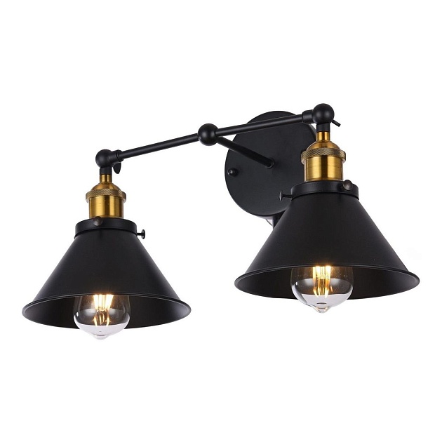 Бра Lumina Deco Gubi LDW B018-2 BK Фото № 3