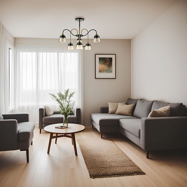 Подвесная люстра Escada Cobra 1147/6P Фото № 6