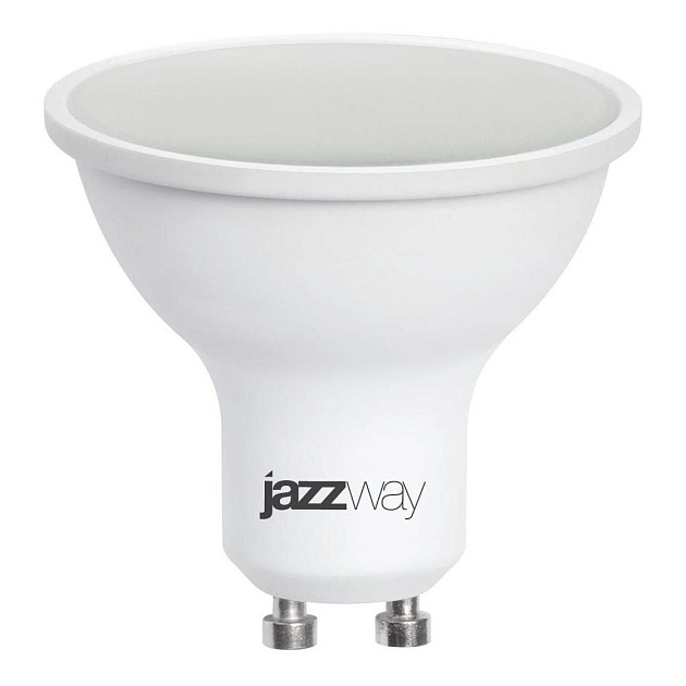 Лампа светодиодная диммируемая Jazzway GU10 8W 3000K матовая 5035898 Фото № 1