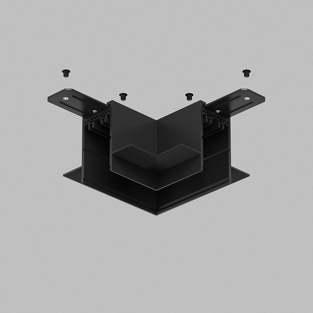 Коннектор L-образный потолок-потолок Denkirs Smart Hide TR2112-BK Фото № 1