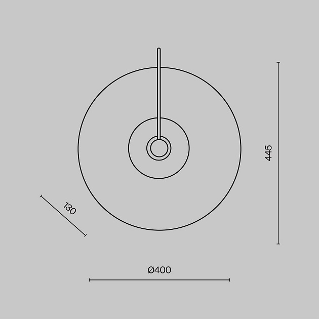 Настенный светильник Maytoni Mare MOD305WL-01CH изображение 3 Настенный светильник Maytoni Mare MOD305WL-01CH Фото № 3