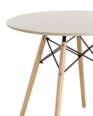 Кухонный стол Stool Group DSW D80 бежевый УТ000004231 2