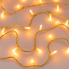 Уличная светодиодная гирлянда Ardecoled нить 230V желтый ARD-String-Classic-10000-Yellow-100Led-Milk-STD Yellow 031200 1