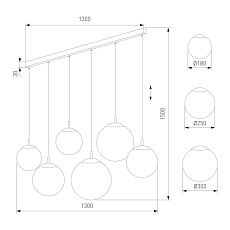 Подвесной светильник TK Lighting 4792 Esme 1