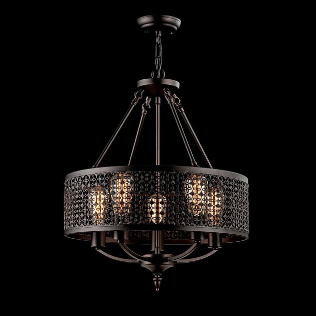 Подвесная люстра Freya Conte FR4166-PL-05C-BL Фото № 4