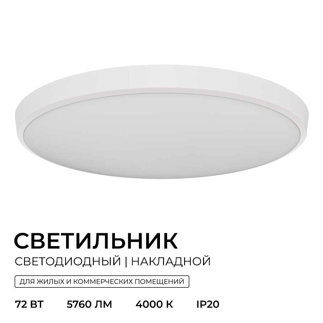 Накладной светодиодный светильник OGM O18-155 изображение 3 Накладной светодиодный светильник OGM O18-155 Фото № 3