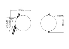 Бра MyFar Francis MR2070-1W 1