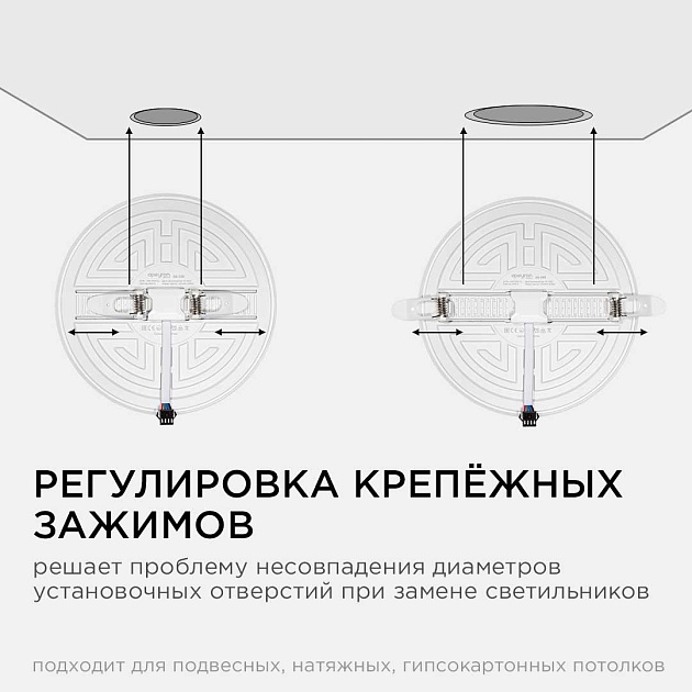 Светодиодная панель безрамочная Apeyron 06-109 изображение 2 Светодиодная панель безрамочная Apeyron 06-109 Фото № 2