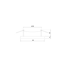 Встраиваемый светильник Elektrostandard 123 MR16 белый a053355 1