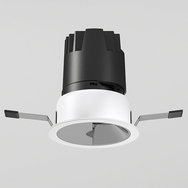 Встраиваемый светодиодный светильник Elektrostandard Inline 25090/LED 10W 3000K белый/хром a064612 фото 3