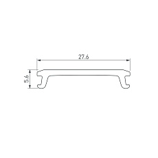 Рассеиватель Arlight Stretch-25-Ceil-Center-5M Opal-PVC 046726 1