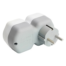 Разветвитель сетевой Stekker 2гн с/з ADP16-12-20 32870 5