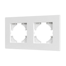 Рамка пластиковая FRM-PERIO-PL-2-WH Arlight 049750