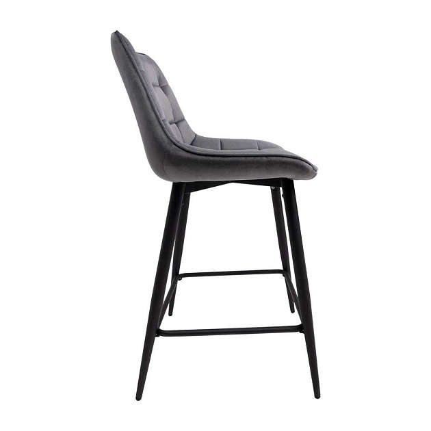 Полубарный стул AksHome Linx темно-серый, велюр 86206 изображение 8 Полубарный стул AksHome Linx темно-серый, велюр 86206 Фото № 8