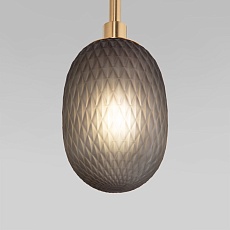 Подвесная люстра Eurosvet Pineapple 50266 дымчатый/прозрачный/янтарный 3