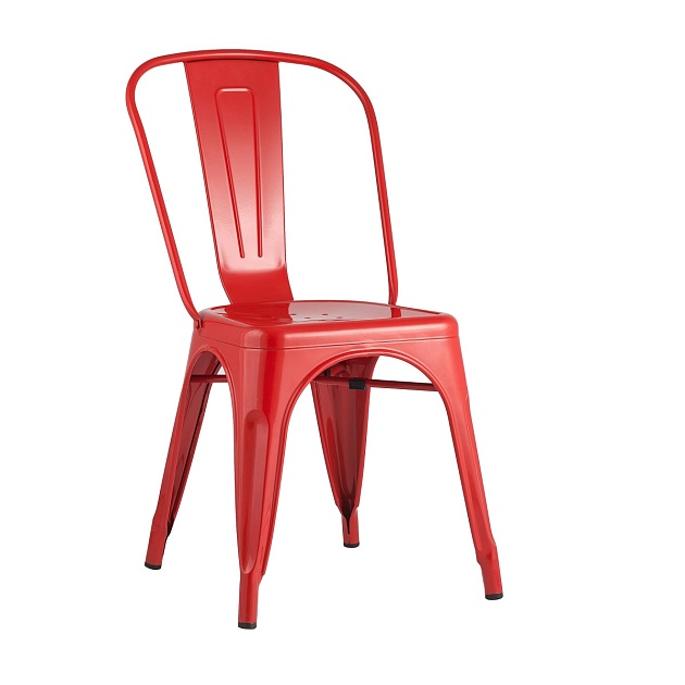 Барный стул Tolix красный глянцевый YD-H440B LG-03 фото 