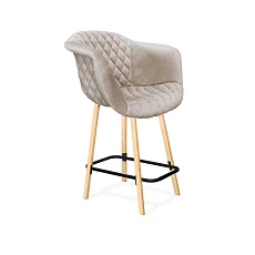 Полубарный стул Sheffilton SHT-ST31-С4/S94-1 лунный камень/прозрачный лак/черный муар 5061424801