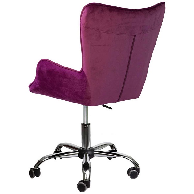 Поворотное кресло AksHome Bella фиолетовый, велюр 61452 фото 4